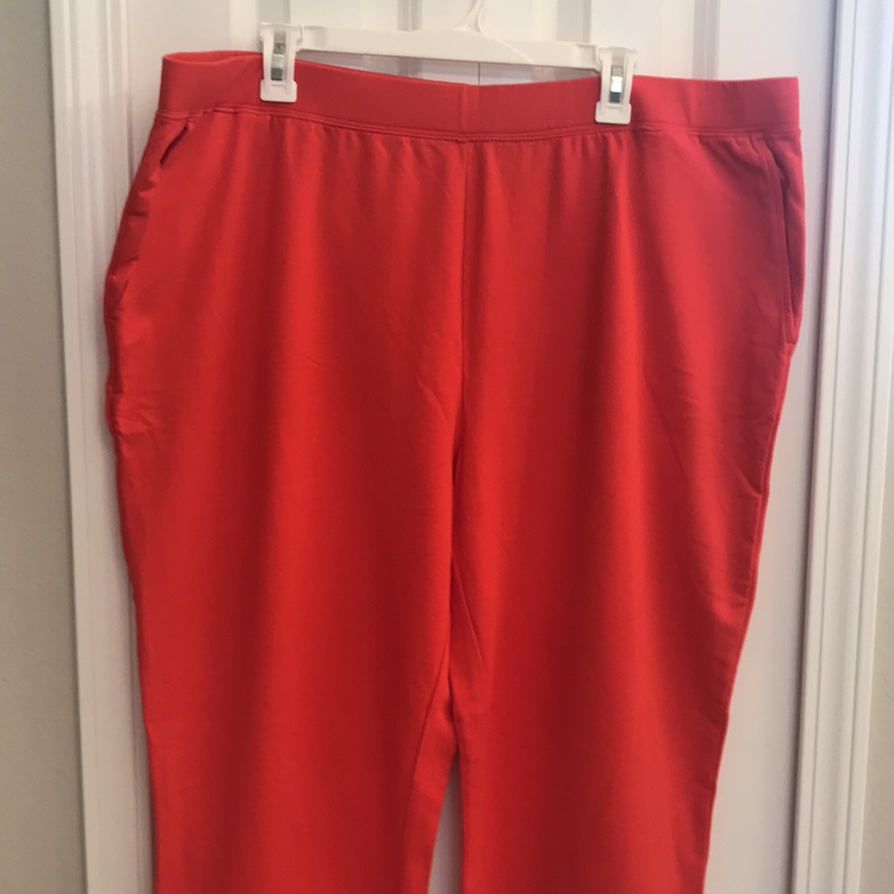 Denim & Co Active long knit pants - Picture 2 of 8